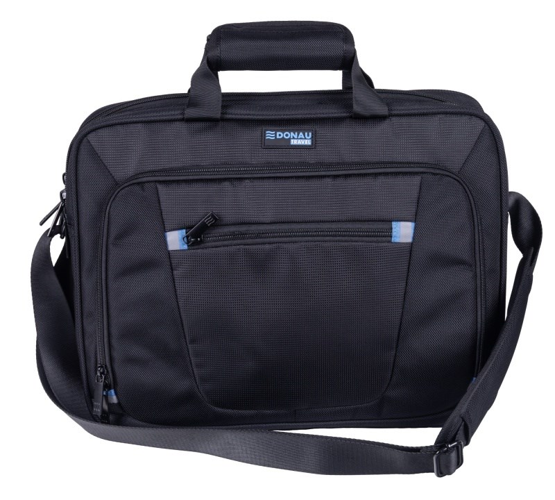 DONAU TRAVEL Torba na laptopa Zurich, 15,6", czarna — zdjęcie 1 z 8