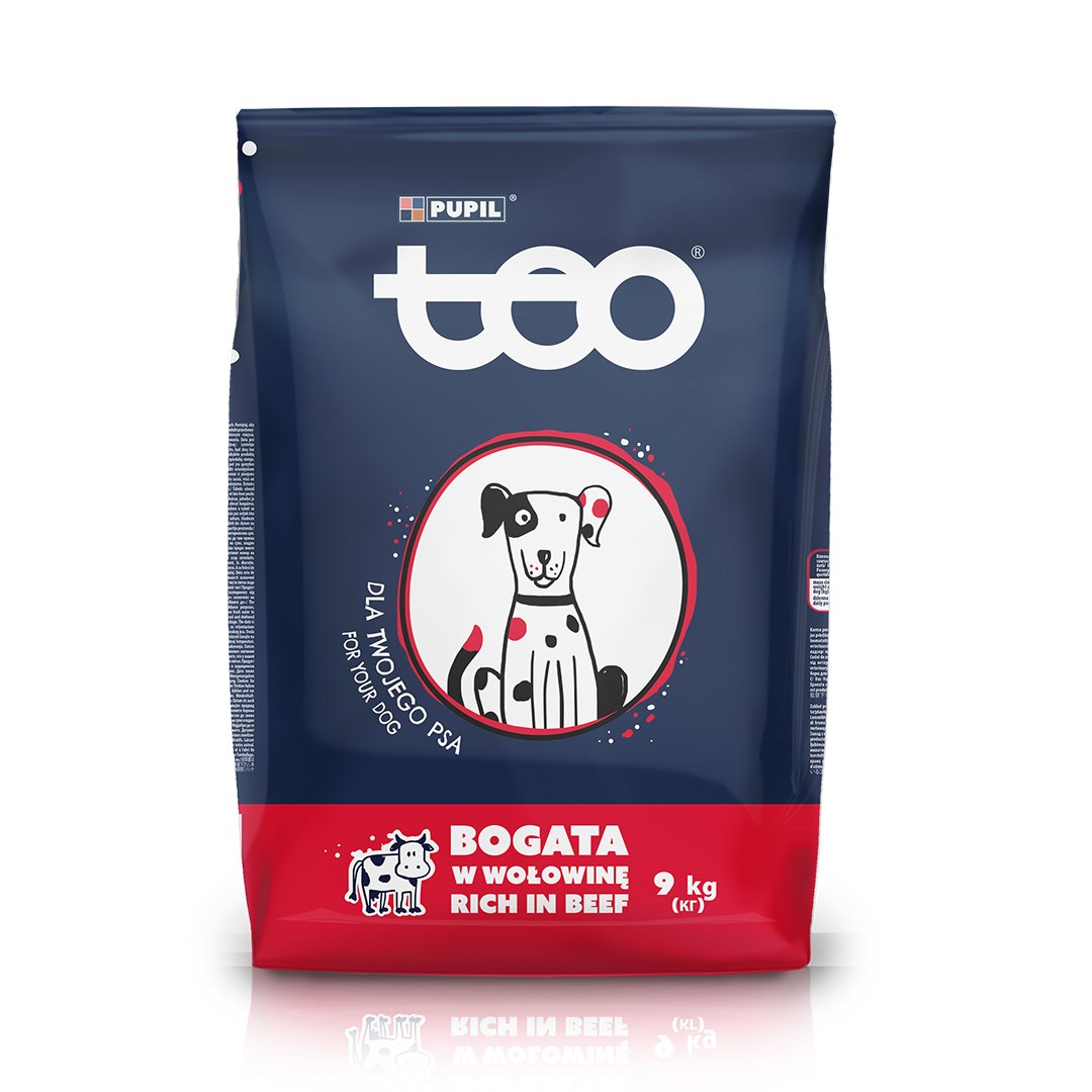 TEO Karma Sucha Wołowinowa 9kg — zdjęcie 1 z 3