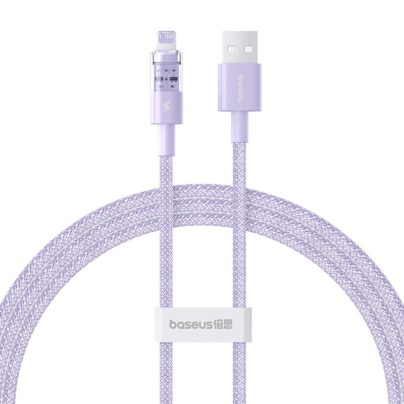 Kabel Baseus Gem 2.4A 1m (fioletowy) — zdjęcie 1 z 7