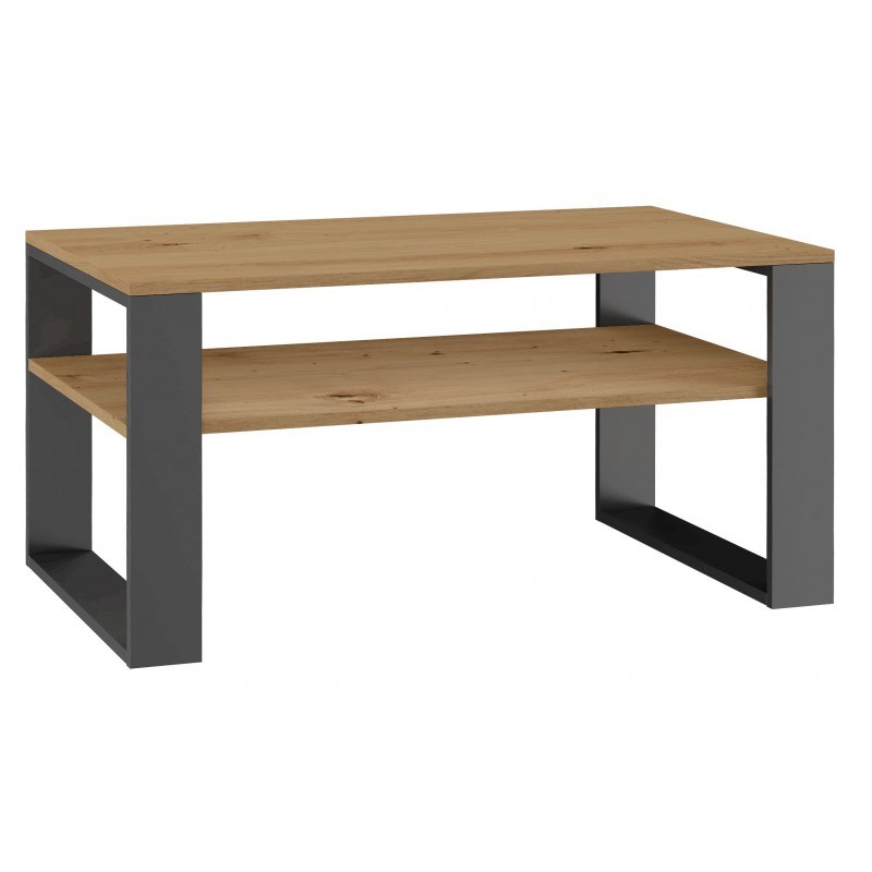 STOLIK KAWOWY MODERN 1P ARTISAN NOGA ANTRACYT — zdjęcie 1 z 6