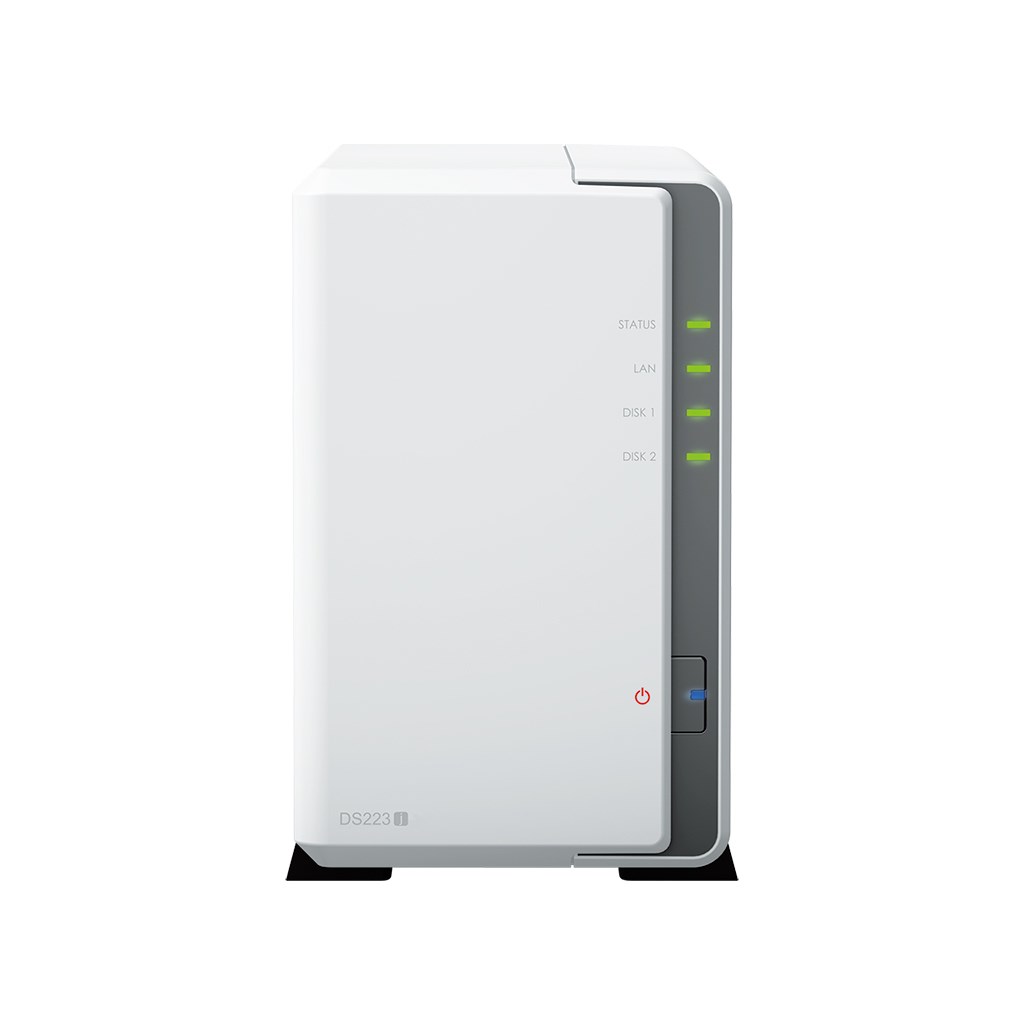 NAS Synology DS223j; 2x 3.5" SATA HDD; 1GB DDR4 — zdjęcie 1 z 6