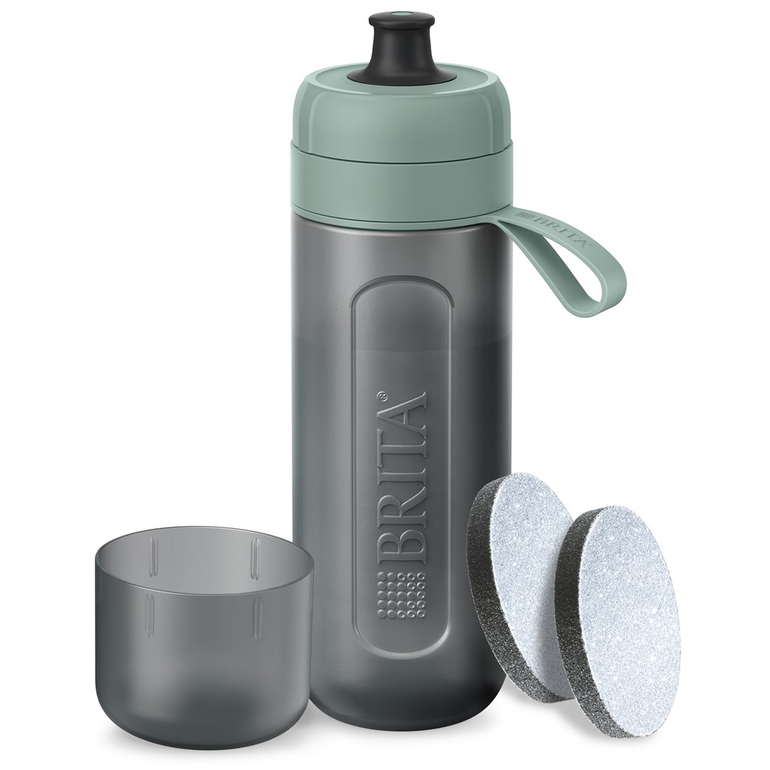 Butelka filtrująca Brita Active pastelowa zieleń 600 ml 2 filtry — zdjęcie 1 z 8