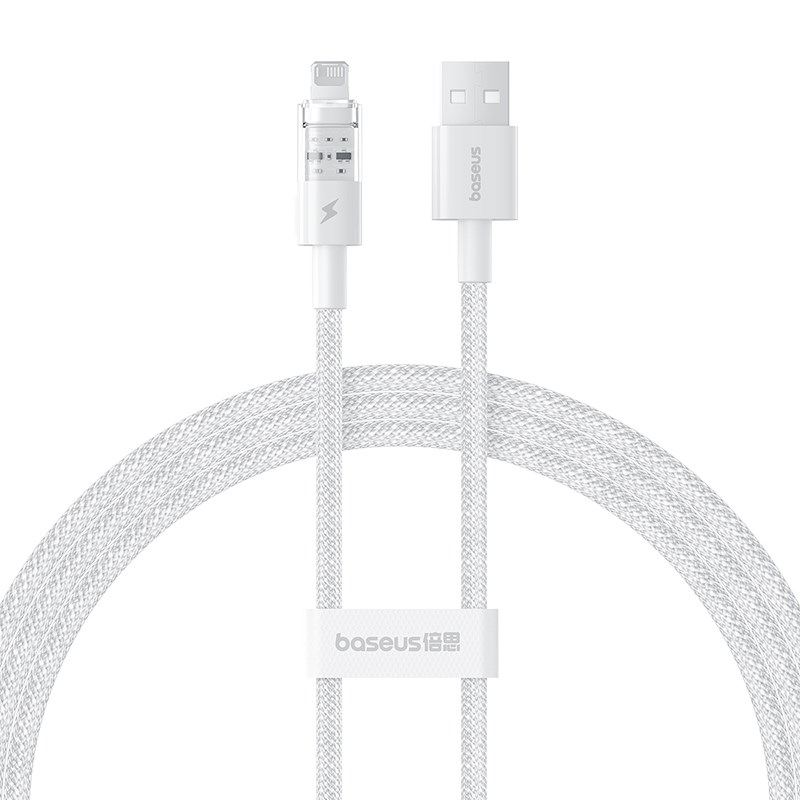 Kabel Baseus Gem 2.4A 1m (biały) — zdjęcie 1 z 7