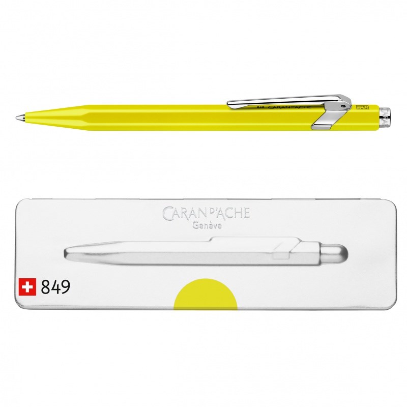 Caran d’Ache Długopis 849 Pop Line Fluo, kolor Żółty — zdjęcie 1 z 6