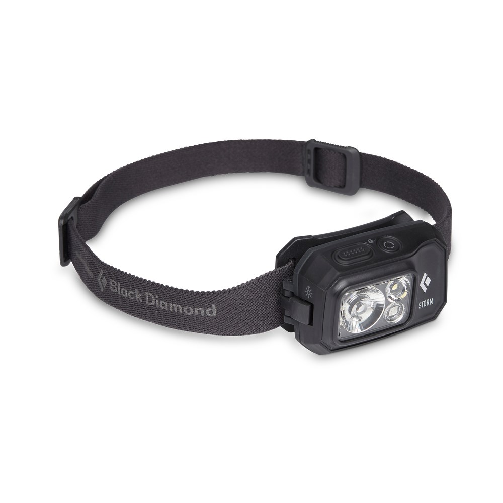 Latarka czołowa Black Diamond Storm 450lm, czarna — zdjęcie 1 z 4