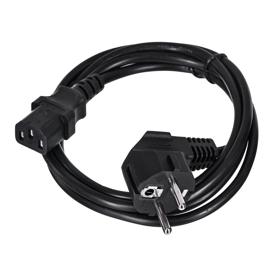 Kabel GEMBIRD PC-186, 1,8m, C13-Schuko, czarny