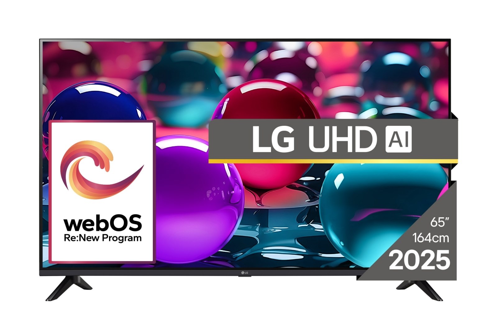 Telewizor LG 65UA73003LA 65" 4K Ultra HD Czarny — zdjęcie 1 z 8