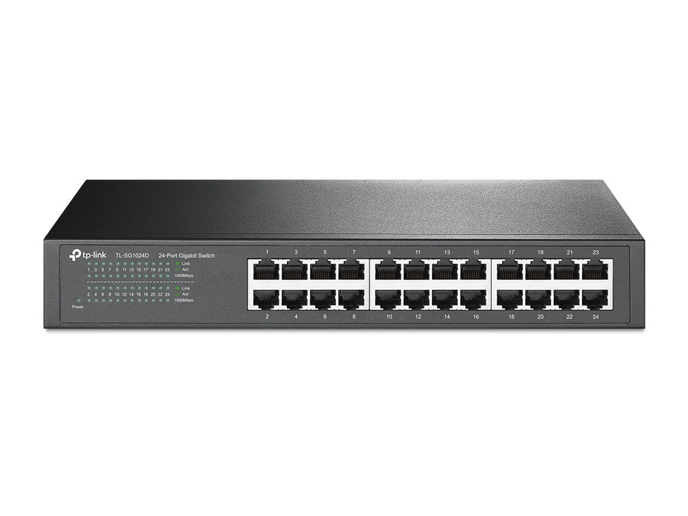 Switch TP-LINK TL-SG1024D 24 Portów 1000Mbps — zdjęcie 1 z 3