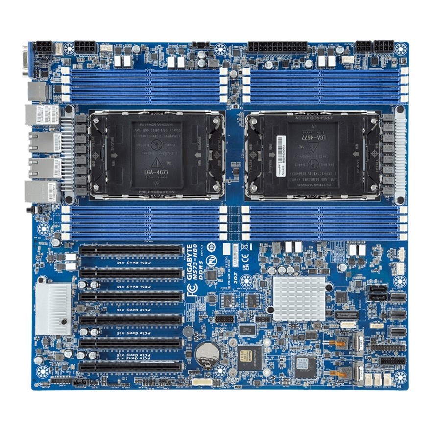 Płyta główna Gigabyte MS73-HB0 2x LGA4677 Intel Xeon — zdjęcie 1 z 4