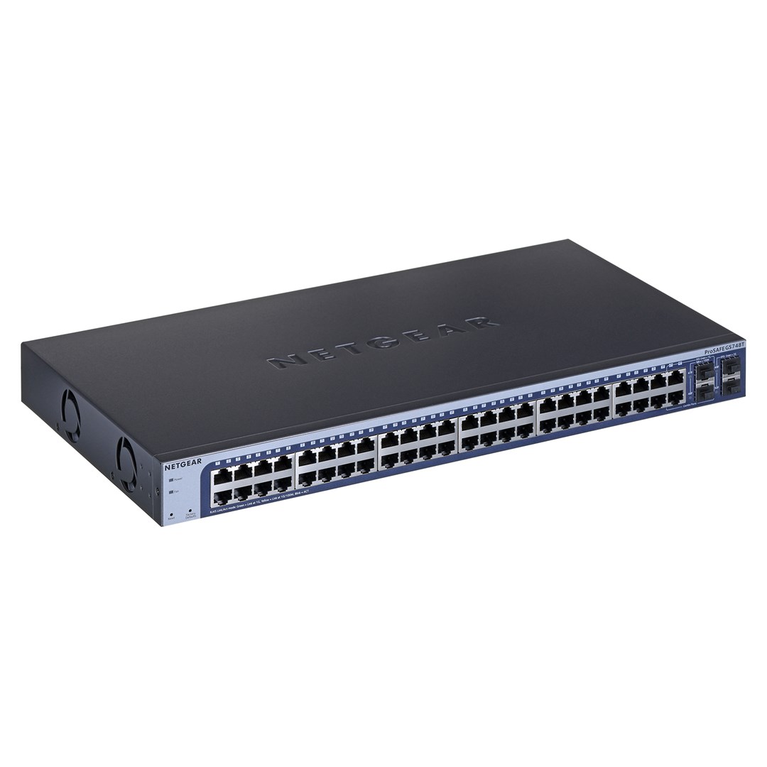 Switch Netgear GS748T-500EUS 50p Managed Gigabit — zdjęcie 1 z 4