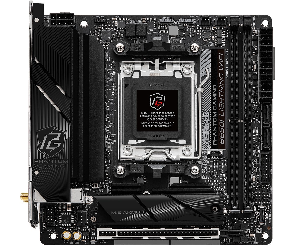 Płyta główna Asrock B650I LIGHTNING WIFI Socket AM5 — zdjęcie 1 z 6