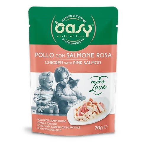 Oasy More Love Chicken with Salmon 70gr