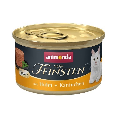 ANIMONDA Vom Feinsten Mus Kurczak i Królik 85g