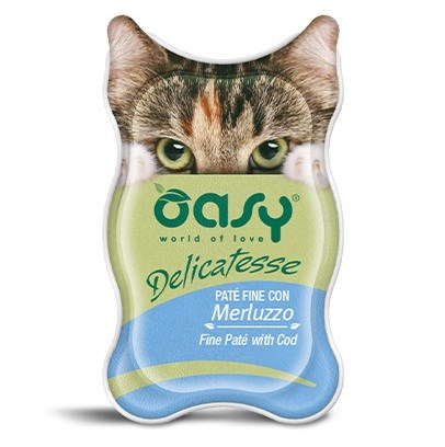 Oasy Delicatese Cod 85gr - Karma Mokra