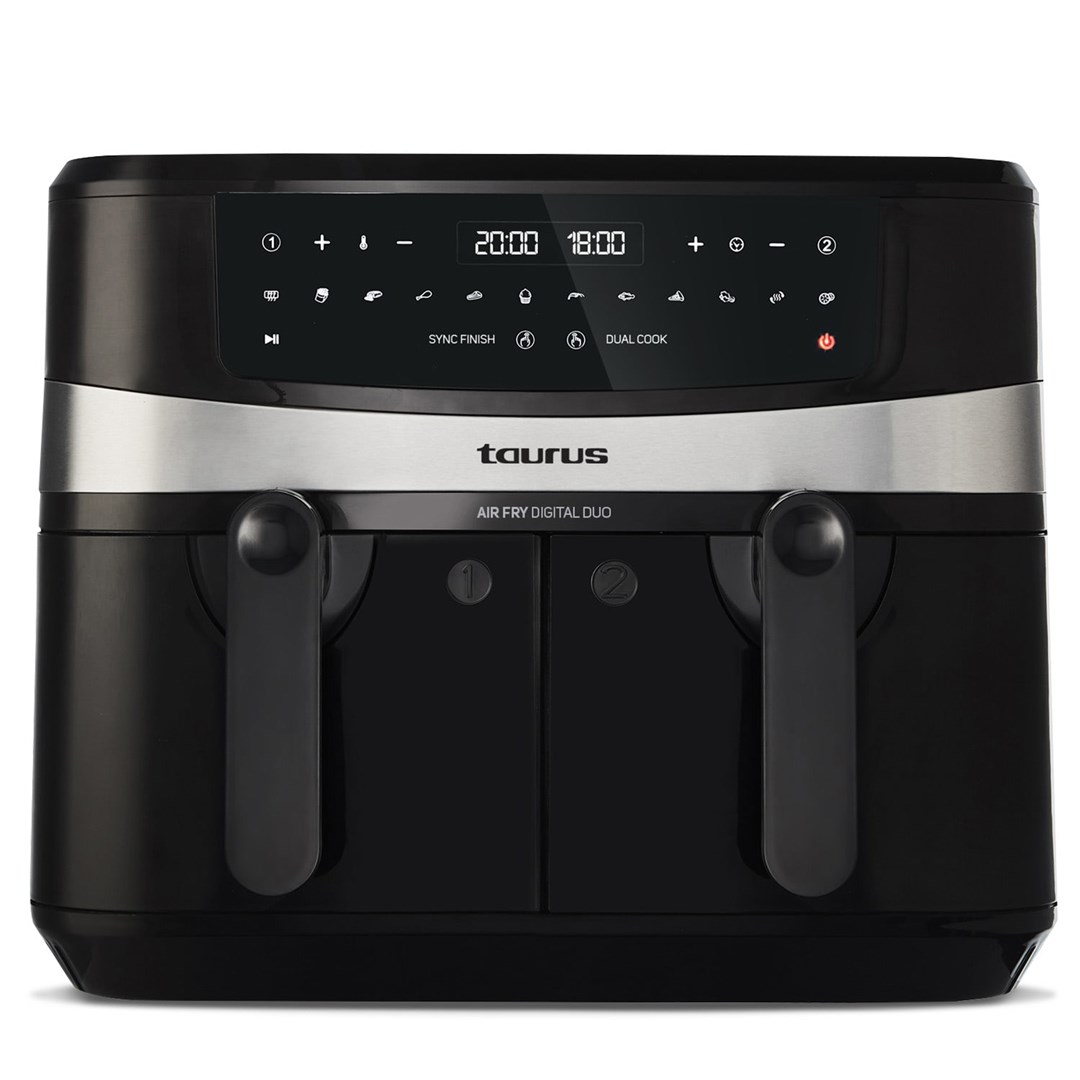 Frytkownica Taurus Air Fry Digital Duo 9L, 2200W, 12 Programów — zdjęcie 1 z 8