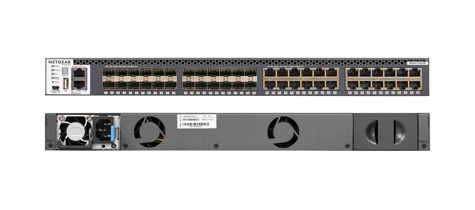 Switch Netgear XSM4348S-100NES 48p Managed 10G