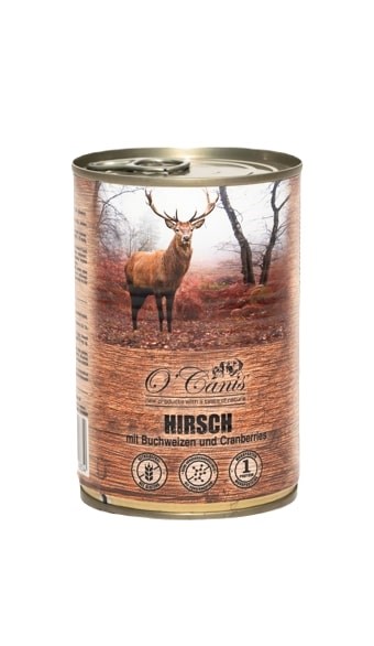 O'CANIS Jeleń z kaszą gryczaną - 400 g