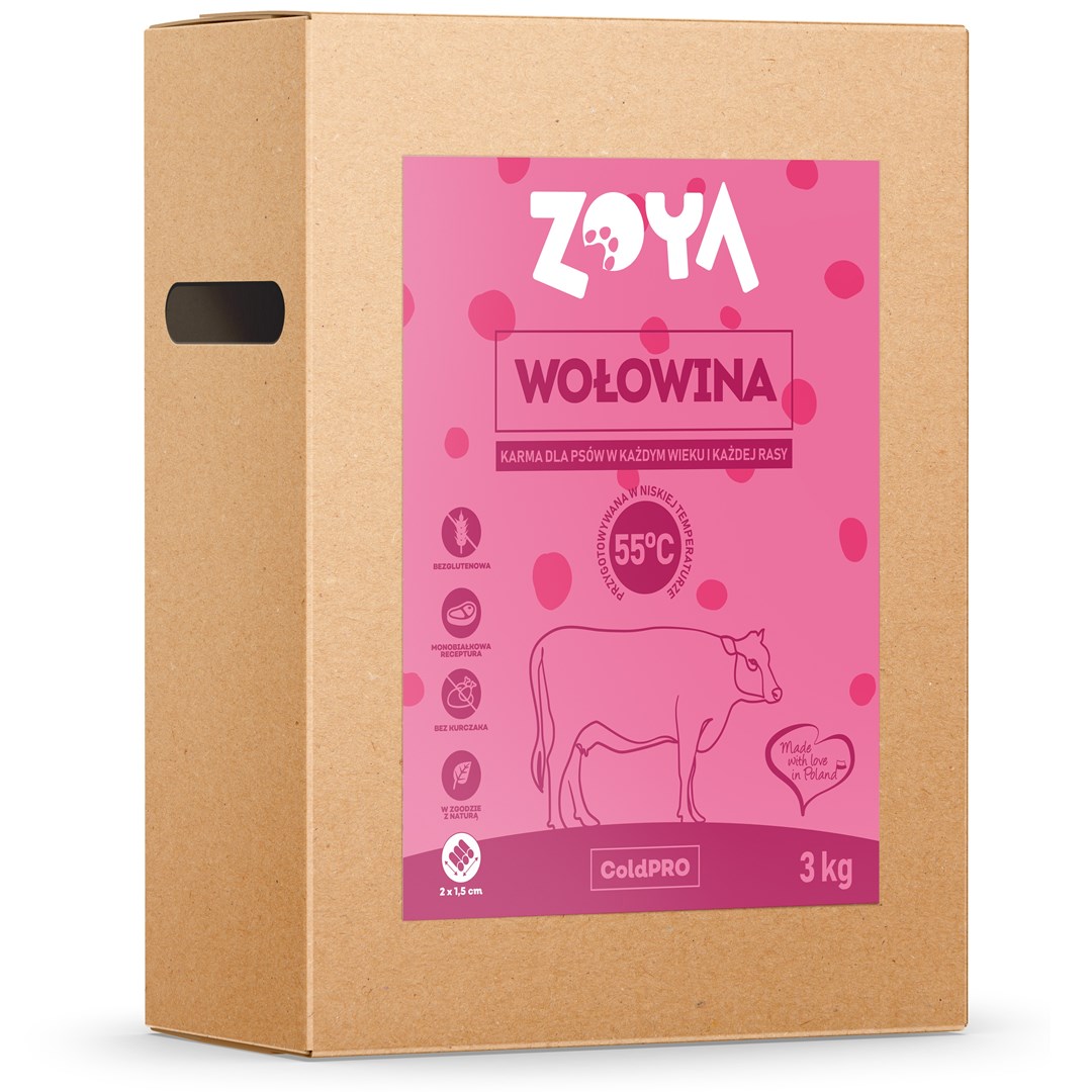 Karma sucha dla psa ZOYA COLDPRO Wołowina 3kg — zdjęcie 1 z 4