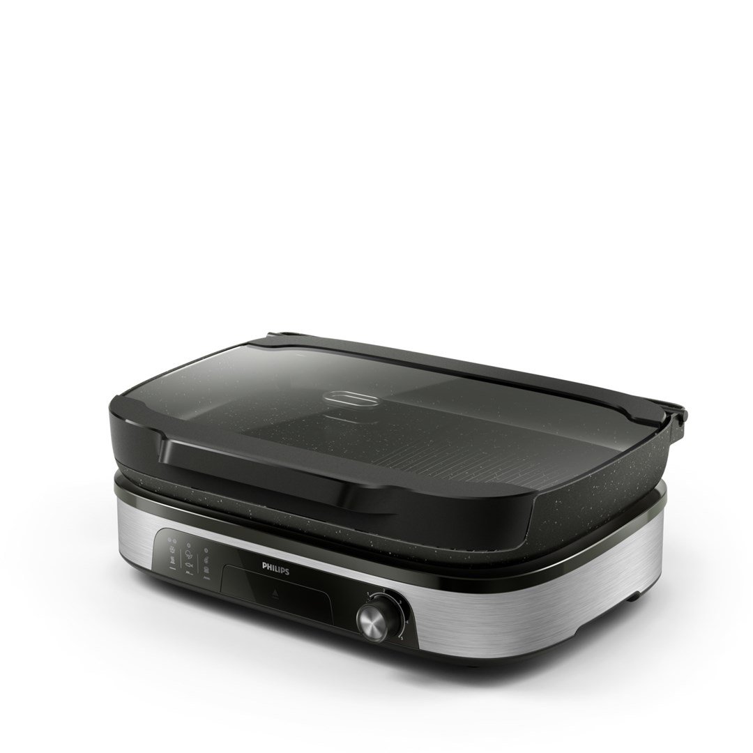 Grill elektryczny PHILIPS HD6212/90 - prostokątny design — zdjęcie 1 z 8