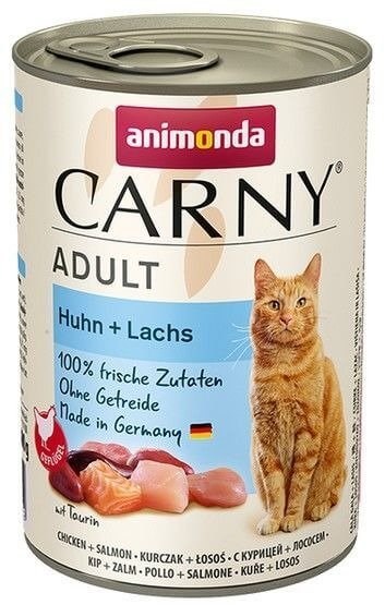 ANIMONDA Cat Carny Adult Kurczak z łososiem - 400 g