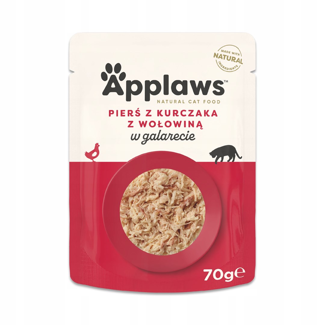 APPLAWS CAT Kurczak z Wołowiną 70g