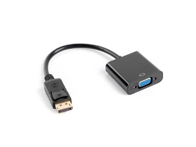 Adapter Lanberg AD-0002-BK DisplayPort do VGA