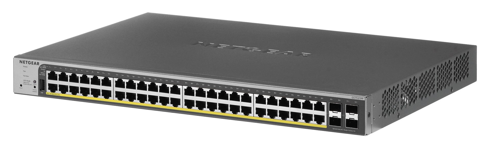 Switch Netgear GS752TPP-300EUS 52p PoE 760W Managed Gigabit — zdjęcie 1 z 8