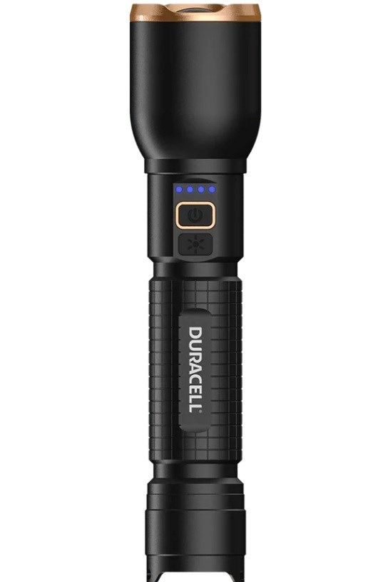 Latarka Duracell DF3000R Gift Box - Czarna, Stop Aluminium — zdjęcie 1 z 6