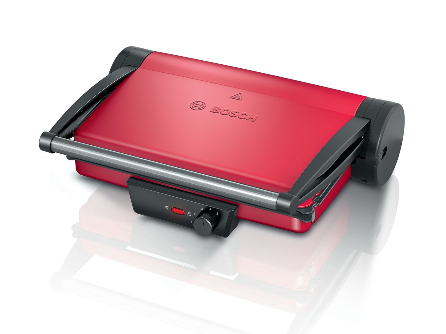 Grill elektryczny BOSCH TCG 4104 - czarny/czerwony — zdjęcie 1 z 8