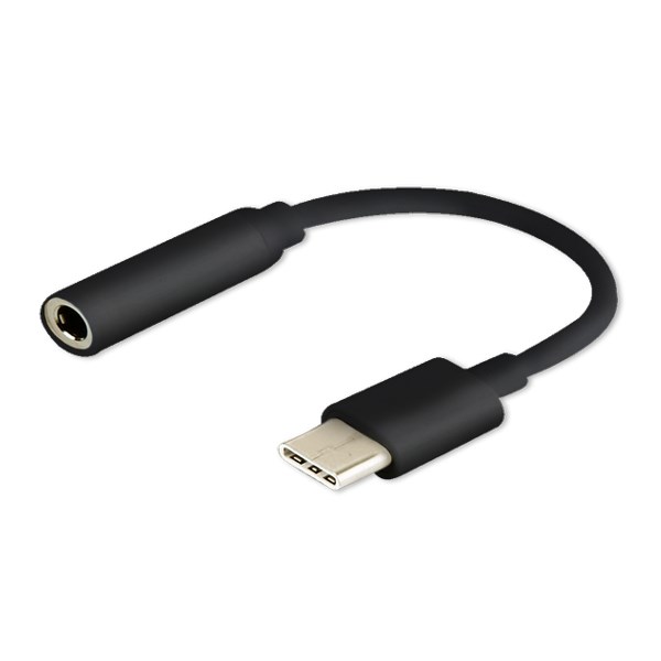 Adapter SAVIO AK-35/B USB-C do 3.5 mm