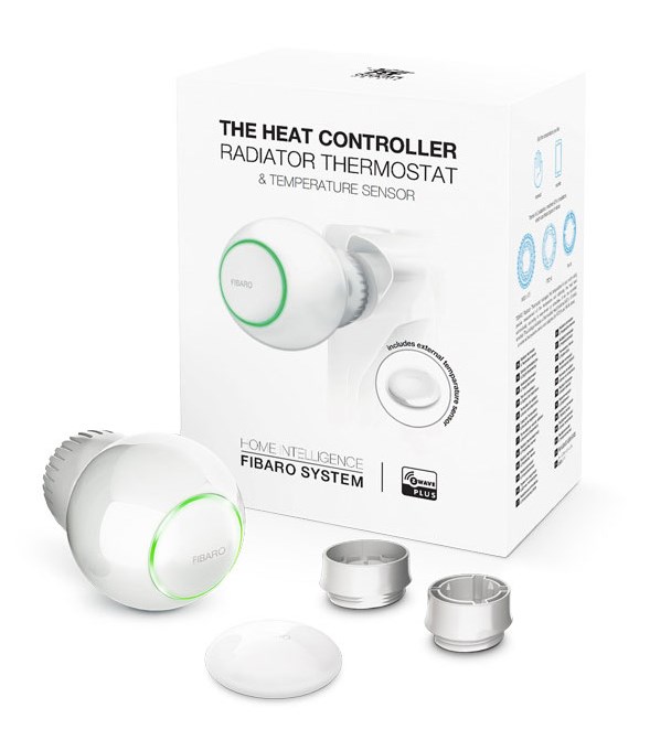 Inteligentna głowica FIBARO The Heat Controller Starter Pack Z-Wave — zdjęcie 1 z 8