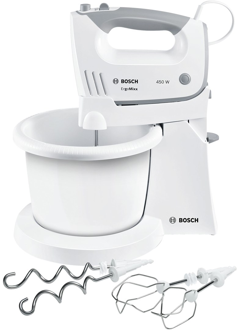 Mikser ręczny BOSCH MFQ36460, 450W, biały — zdjęcie 1 z 5