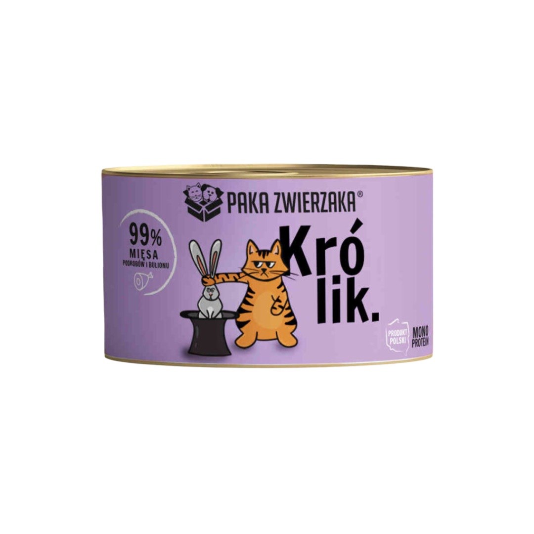Paka Zwierzaka Królik Karma Mokra 200g — zdjęcie 1 z 2
