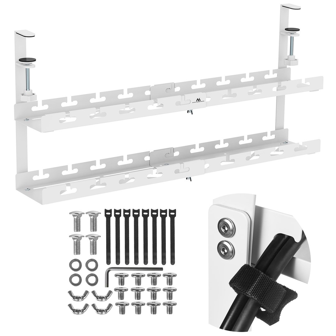 MACLEAN MC-102 Organizator na Kable, 2 Poz leveli — zdjęcie 1 z 8