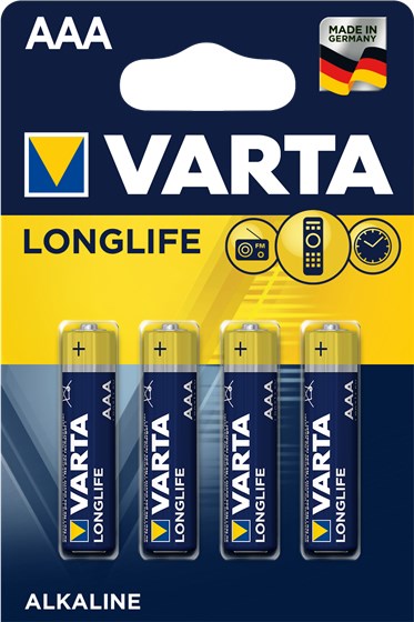 Zestaw baterii VARTA Longlife LR03 (AAA) (x 4)