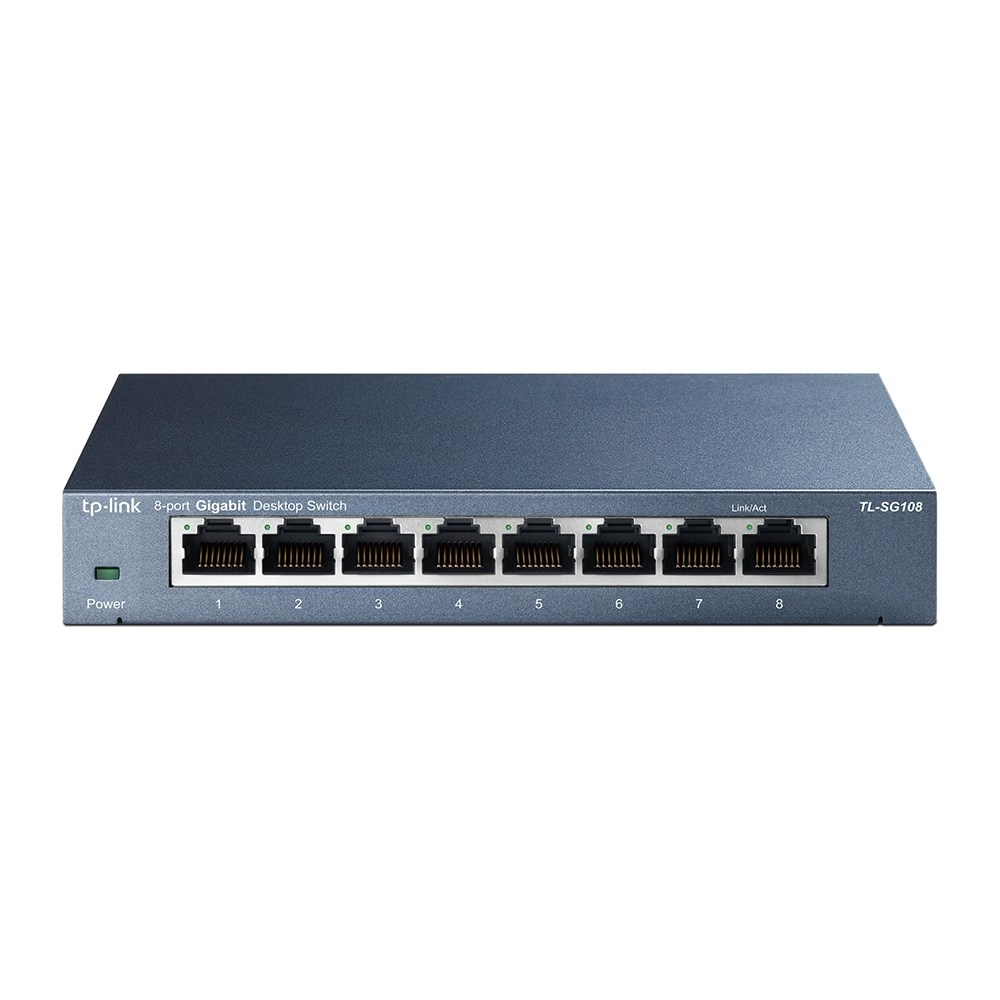 Switch TP-LINK TL-SG108 8 Portów 1000Mbps — zdjęcie 1 z 2