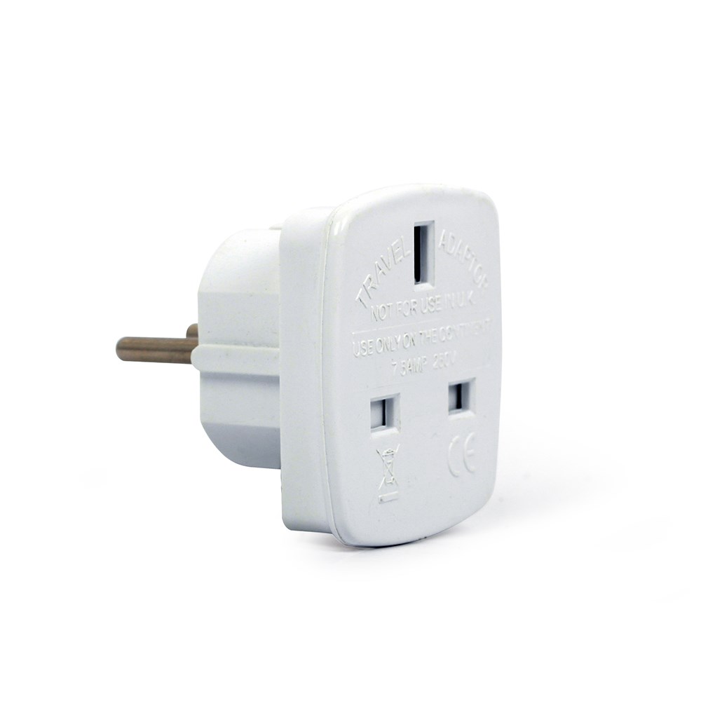Adapter GEMBIRD A-AC-UKEU-001 Biały 10A — zdjęcie 1 z 6