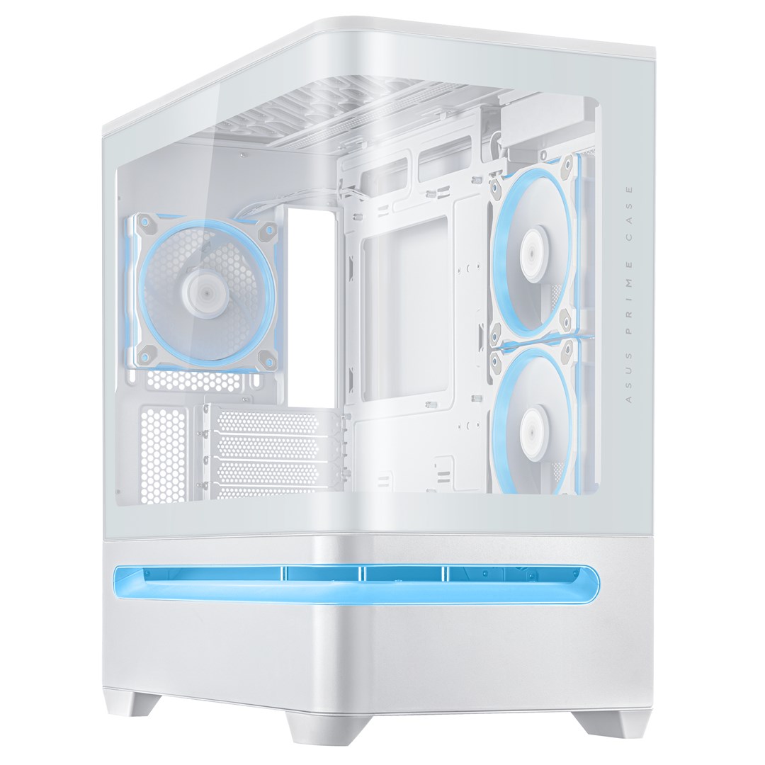 Obudowa ASUS PRIME AP202 TG ARGB Biała — zdjęcie 1 z 8