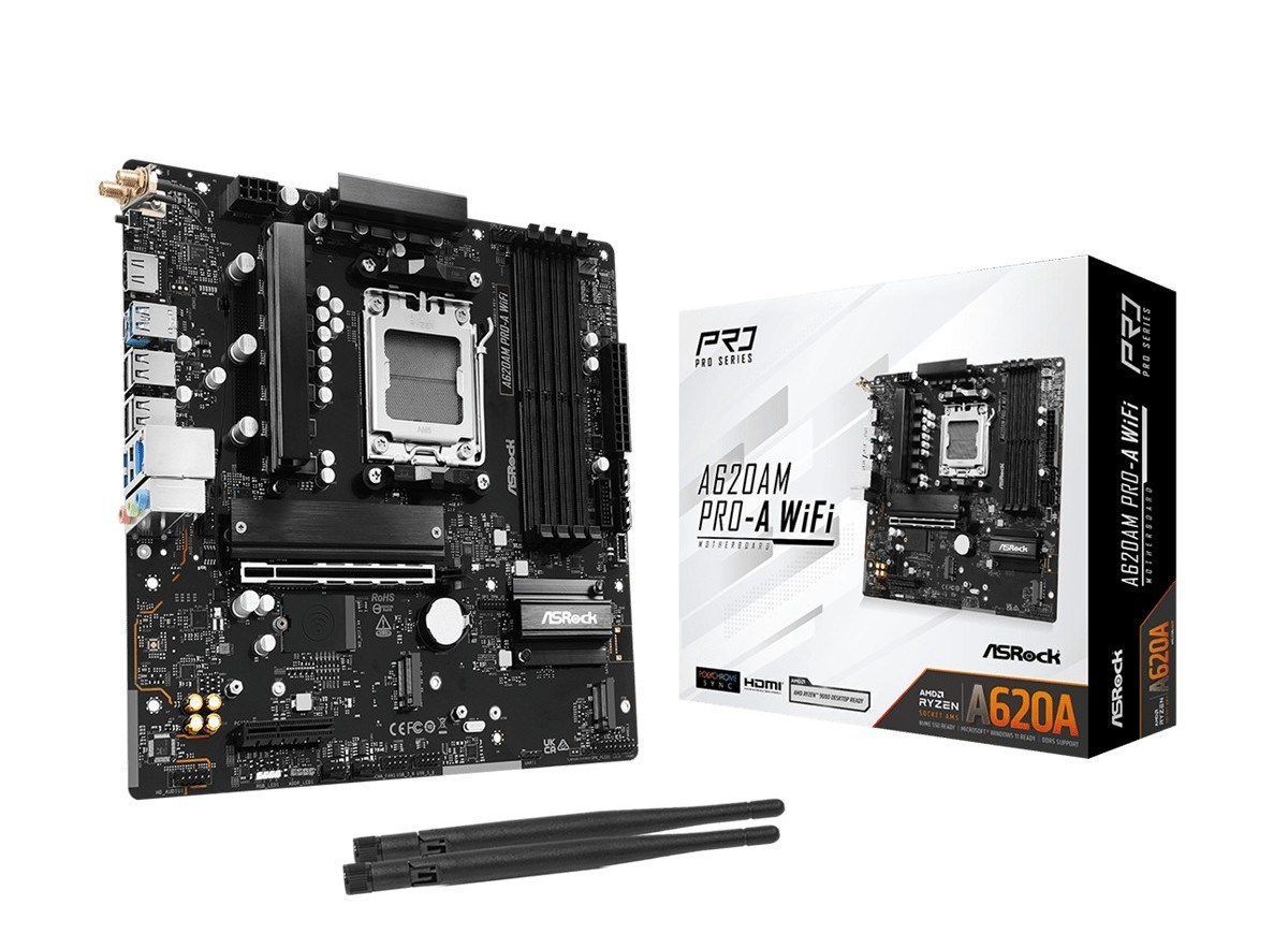 Płyta główna ASROCK A620AM PRO-A WIFI Socket AM5 — zdjęcie 1 z 5
