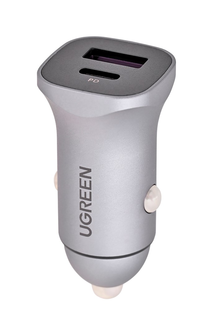 Ugreen ładowarka samochodowa USB C/24W Quick Charge — zdjęcie 1 z 5