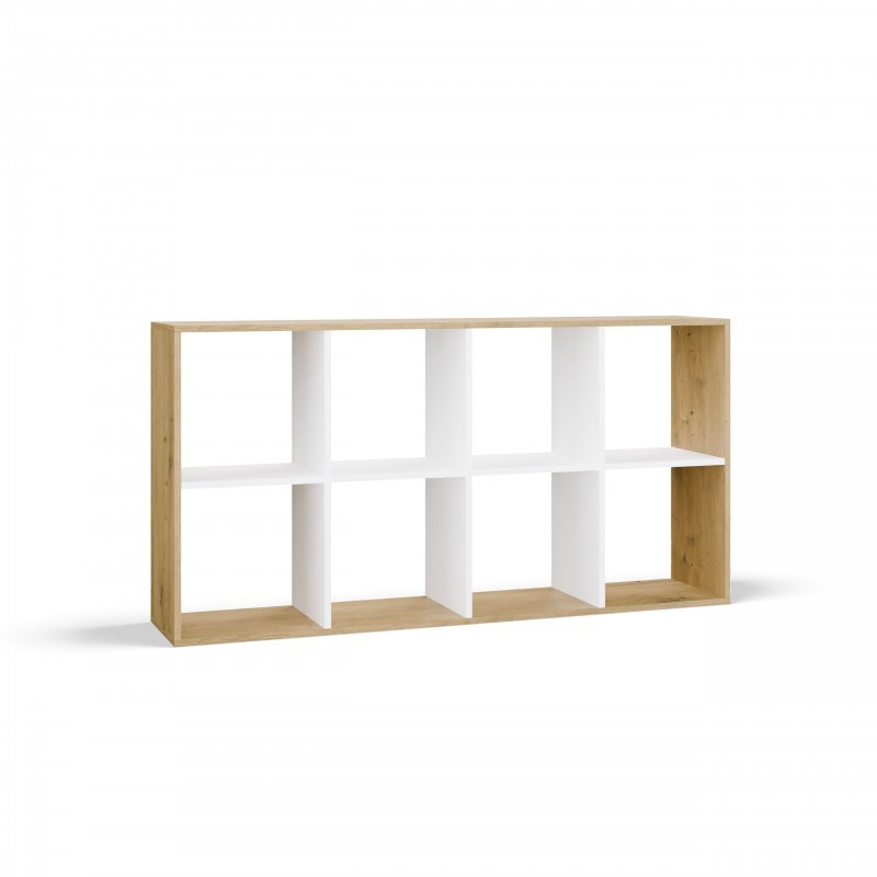 REGAŁ MALAX 2X4 ARTISAN/BIEL — zdjęcie 1 z 8