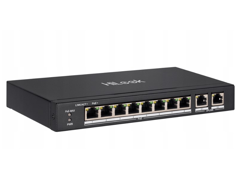 Switch PoE Hilook by Hikvision SW-10-POE 10-portowy