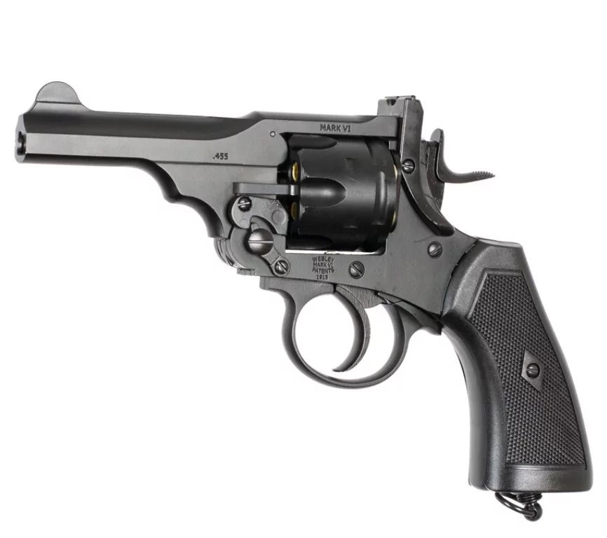 Rewolwer WEBLEY MKVI .455 Police 4" CO2 Black — zdjęcie 1 z 8
