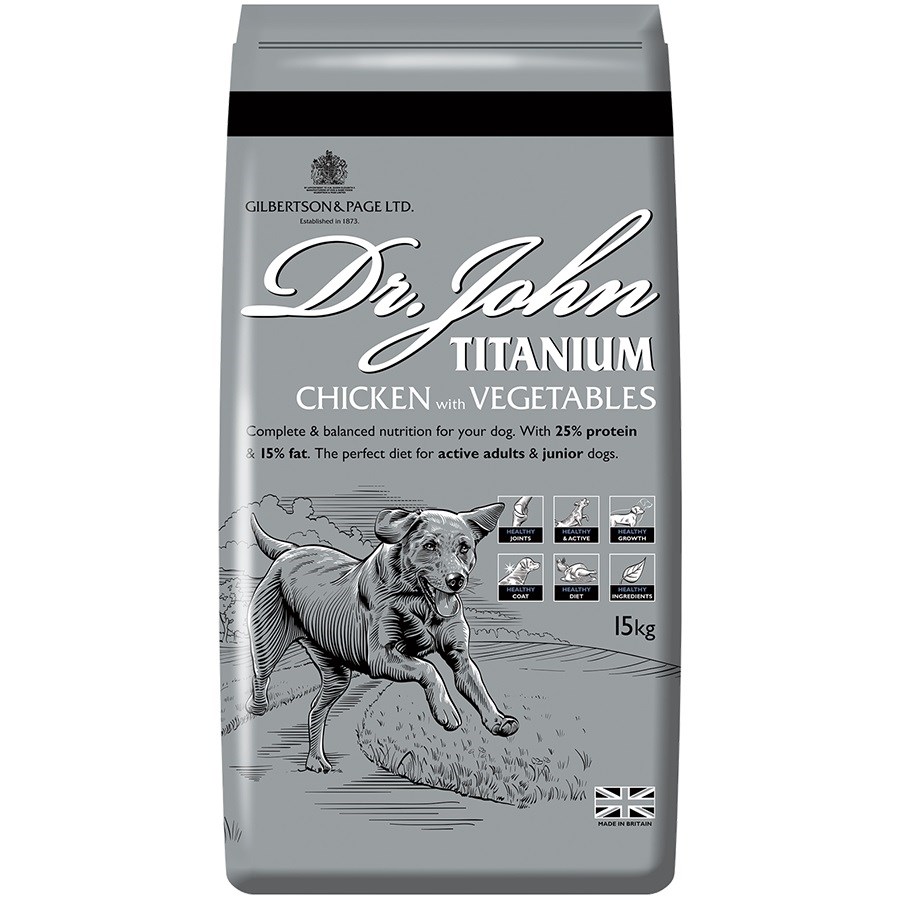 Dr John Titanium 15kg - Karma Sucha dla Dorosłych