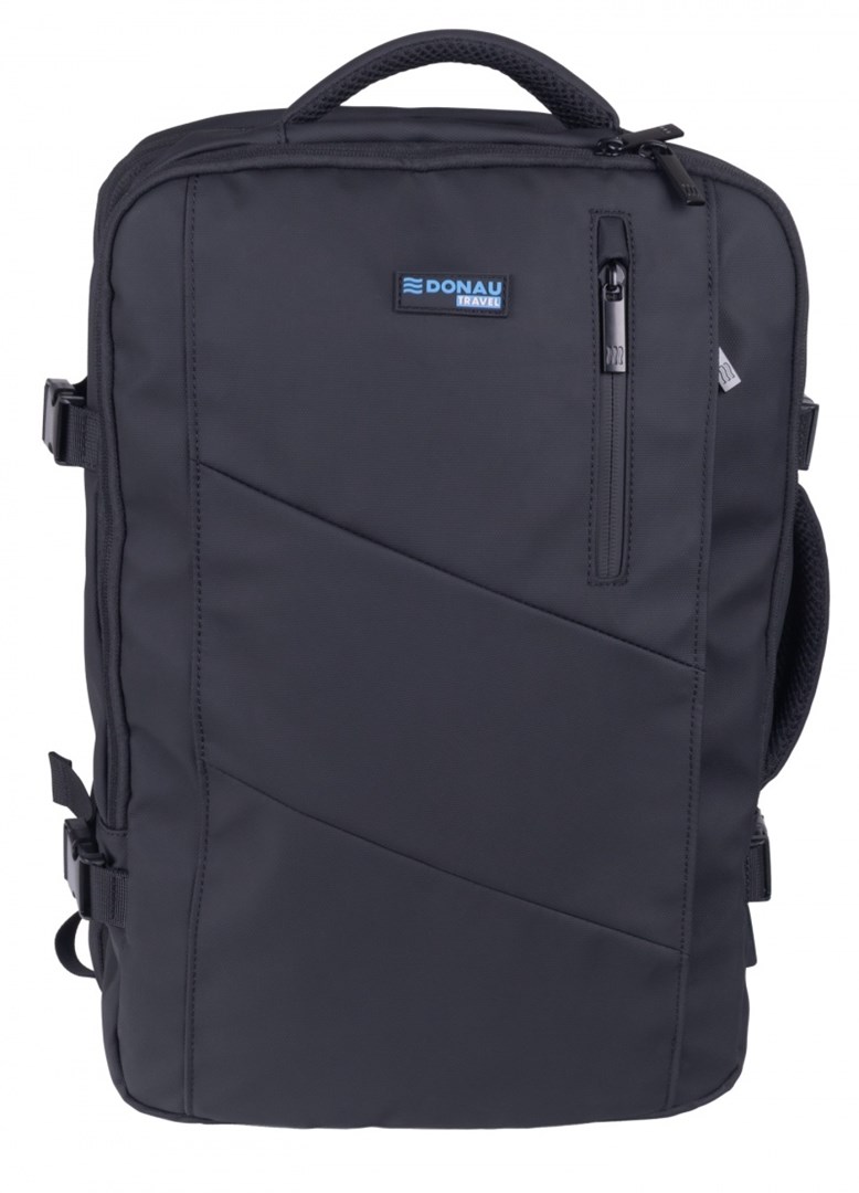 DONAU TRAVEL Plecak Prague, 32l, USB, czarny — zdjęcie 1 z 8