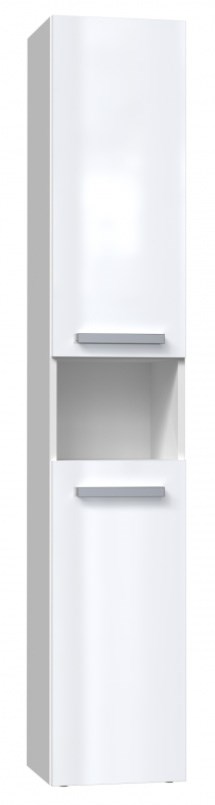 Szafka łazienkowa NEL I 31x30xH174 biel połysk — zdjęcie 1 z 6
