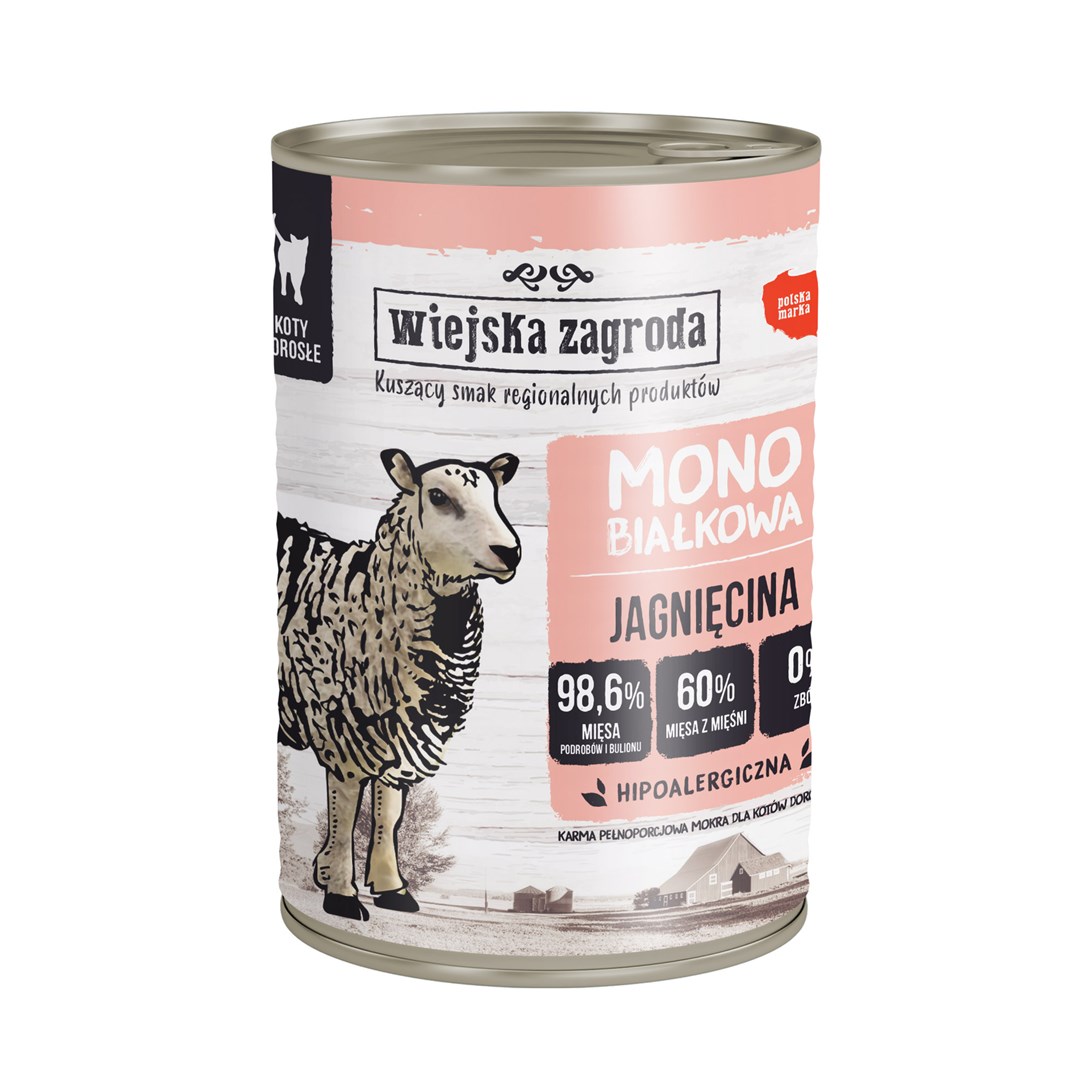 Wiejska Zagroda Jagnięcina mokra 400g