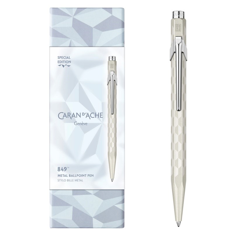 Caran d’Ache Długopis 849 Alpine Frost, Biały — zdjęcie 1 z 5