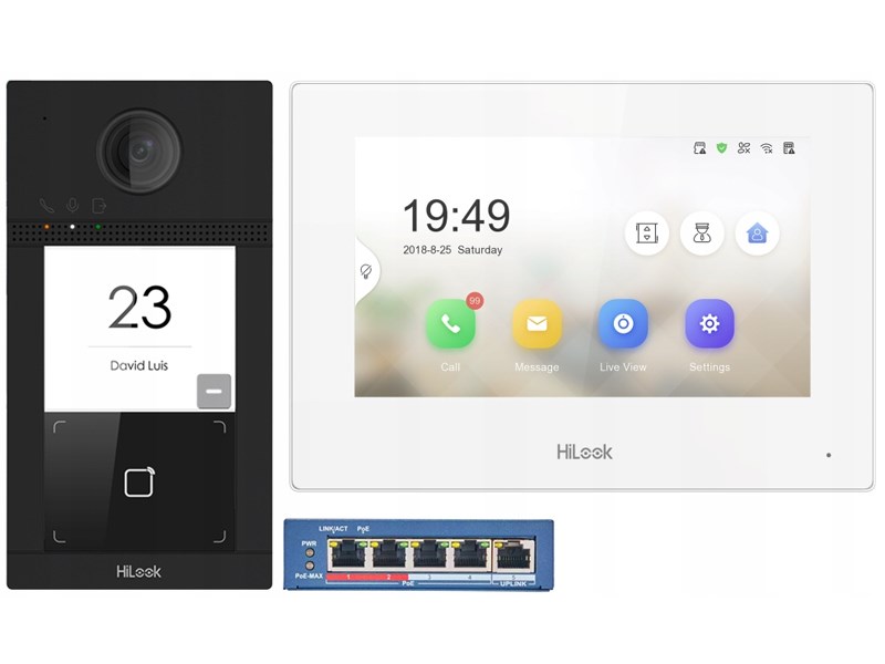 Zestaw wideodomofonowy IP Hilook IP-VIS-Pro-W — zdjęcie 1 z 5