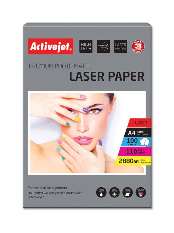 Activejet AP4-110M100L Papier Fotograficzny Matowy A4
